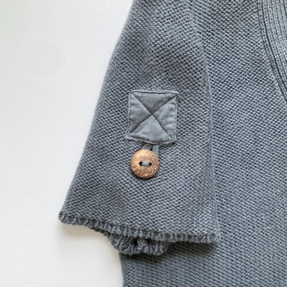 PURE Handknit Cotton Short Sleeve Cardigan - Picture 7 of 9